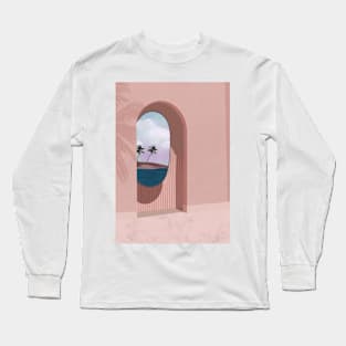 Ocean Through the Mirror Long Sleeve T-Shirt